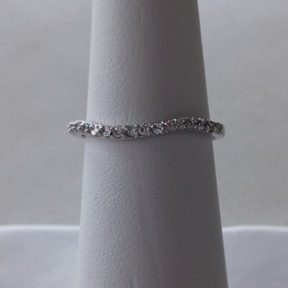 2 Ct Solitaire CZ Wedding Set Two Pc. Size 7 - Picture 6 of 10